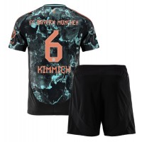 Camiseta Bayern Munich Joshua Kimmich #6 Segunda Equipación Replica 2024-25 para niños mangas cortas (+ Pantalones cortos)